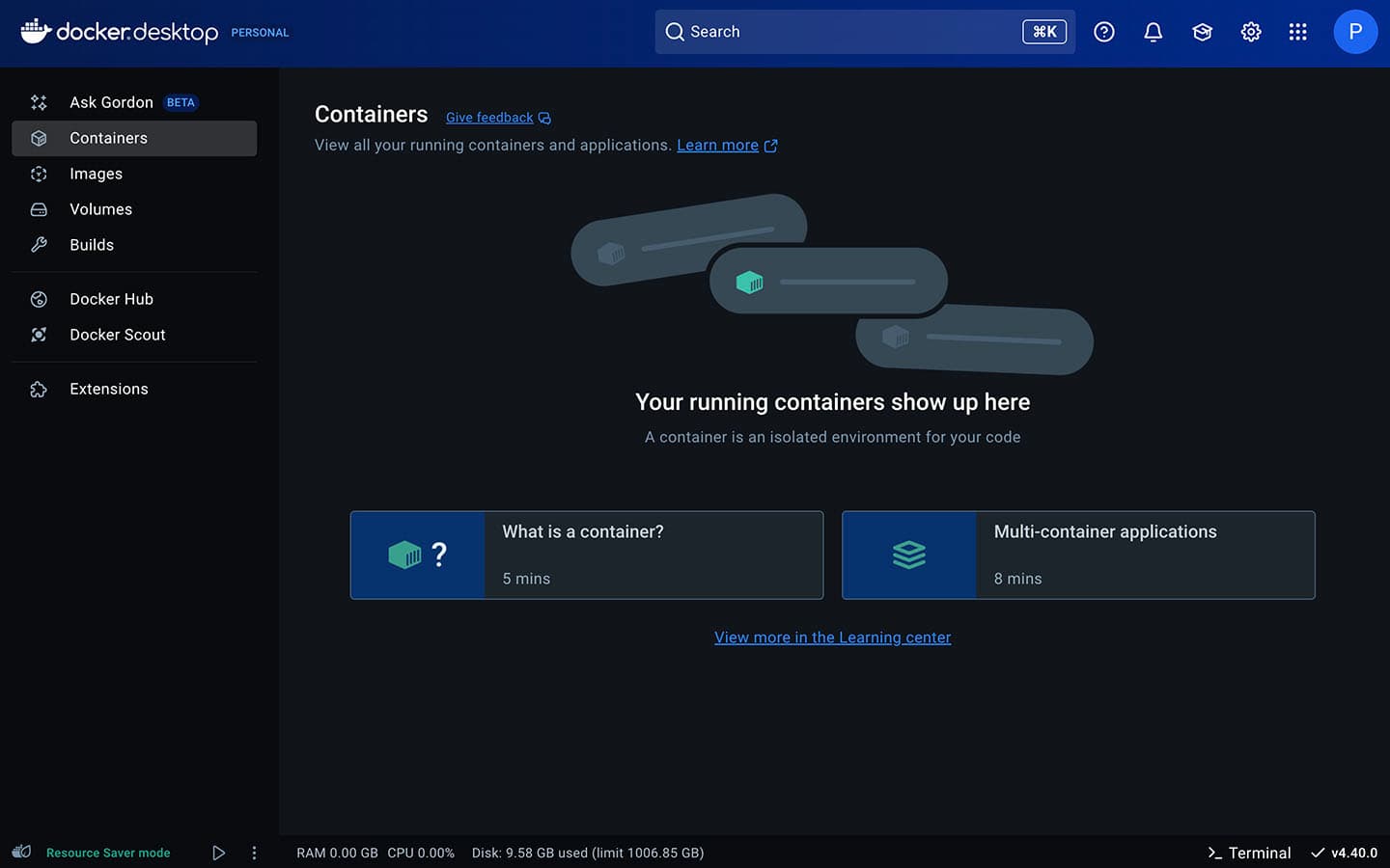 Docker for Mac