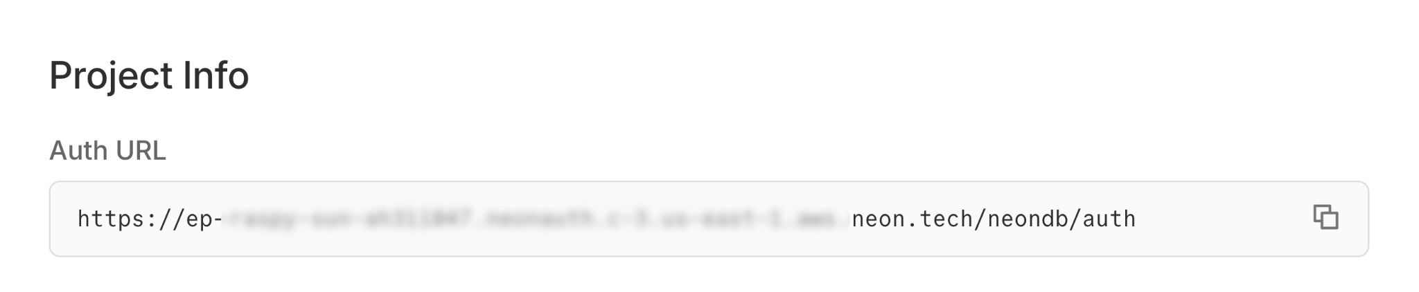 Managed Better Auth URL