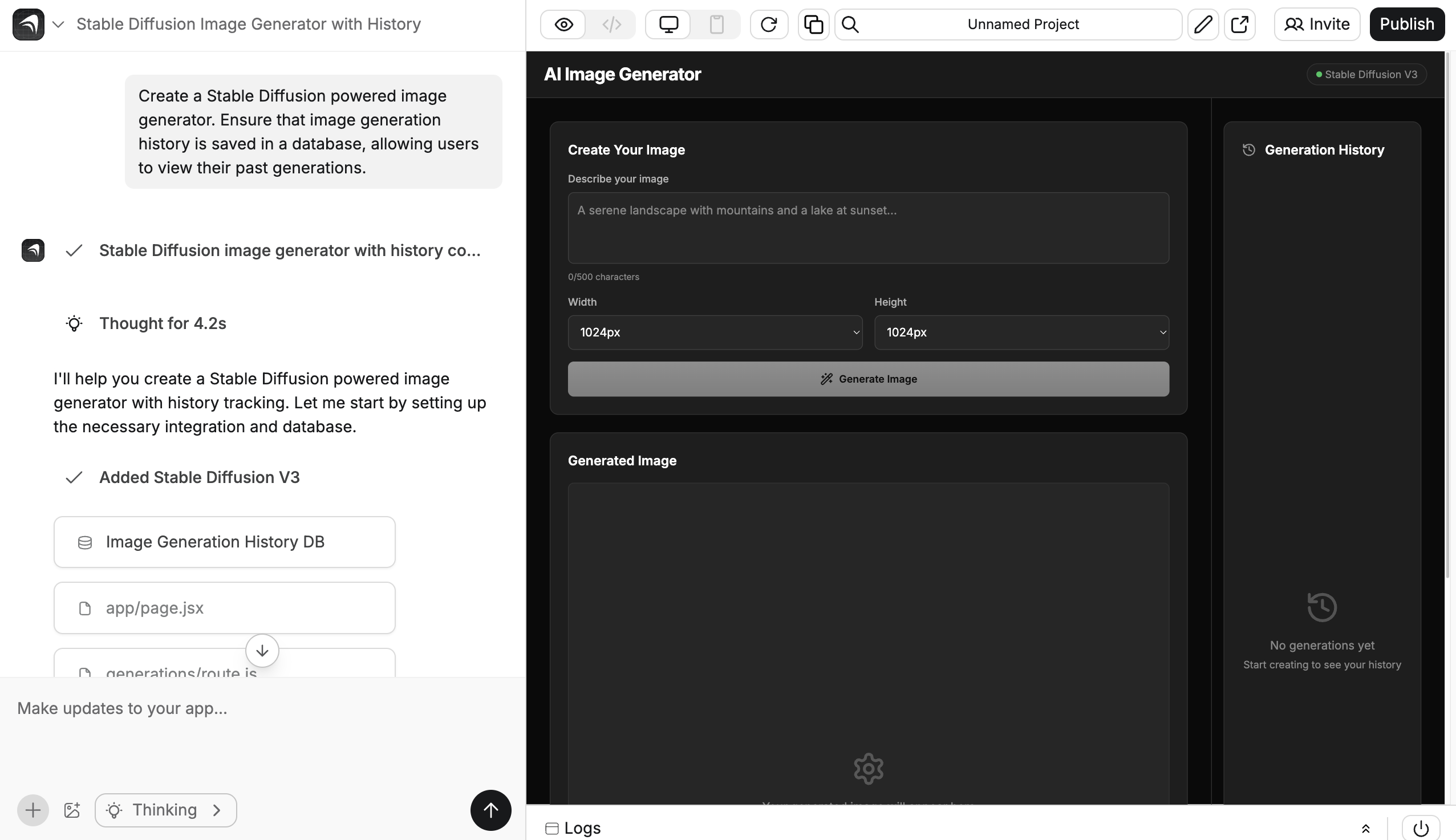 Creating Your App